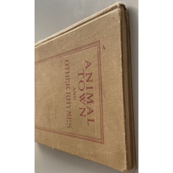 Animal Ttown and other Rhymes Margaret AFassite 1923 John Winston CO RARE Kids - Picture 6 of 16